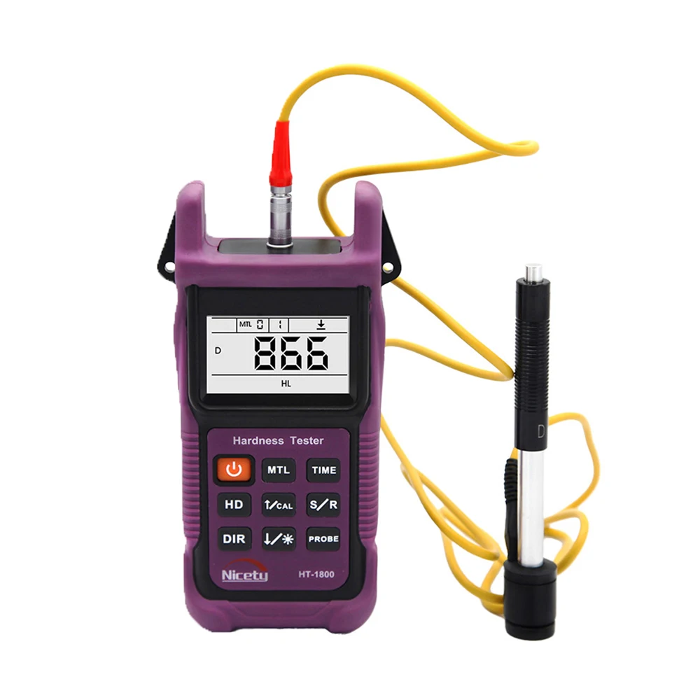 

HT1800 Твердомер Richter Измерение твердости 4-ударные устройства Измерение силы материала