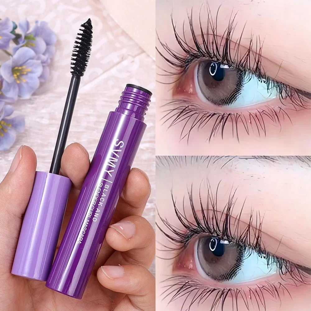 Waterdichte Mascara Langdurig Verlengt Wimpers Extensie Zwart 3d Zijde Vezel Extra Volume Vrouwelijke Mascara Make-Up Cosmetisch