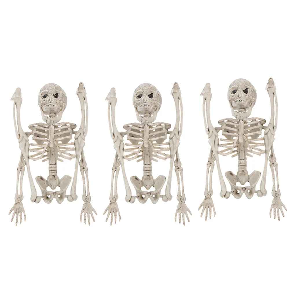 

Набор из 3 декоративных черепов в крутом стиле для украшения дома, офиса, отеля, торгового центра, а также для Хэллоуина и вечеринок