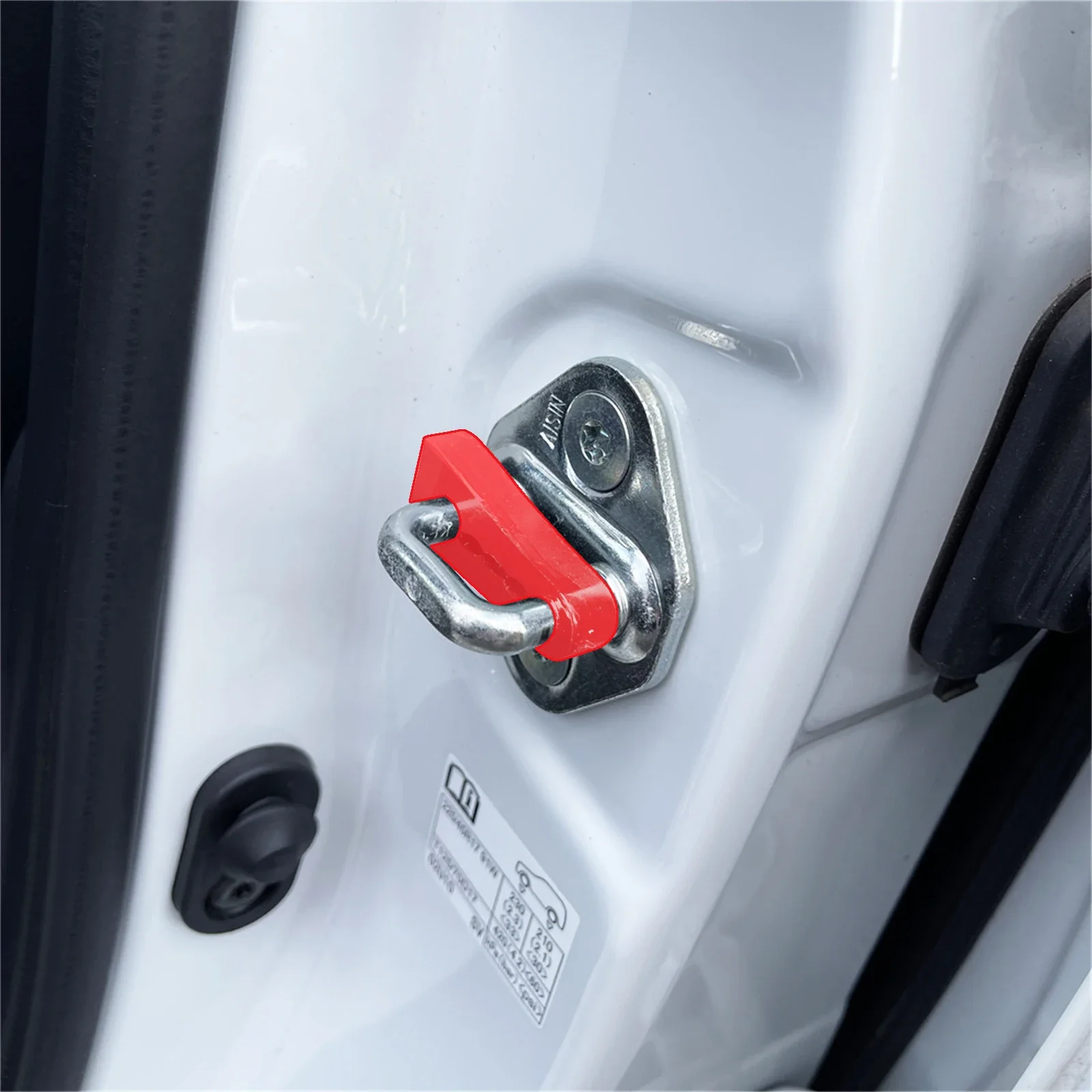 자동차 도어 쇼크 흡수 쿠션 범용 도어 잠금 버클 보호 커버 보호 패드 도어 충돌 스티커