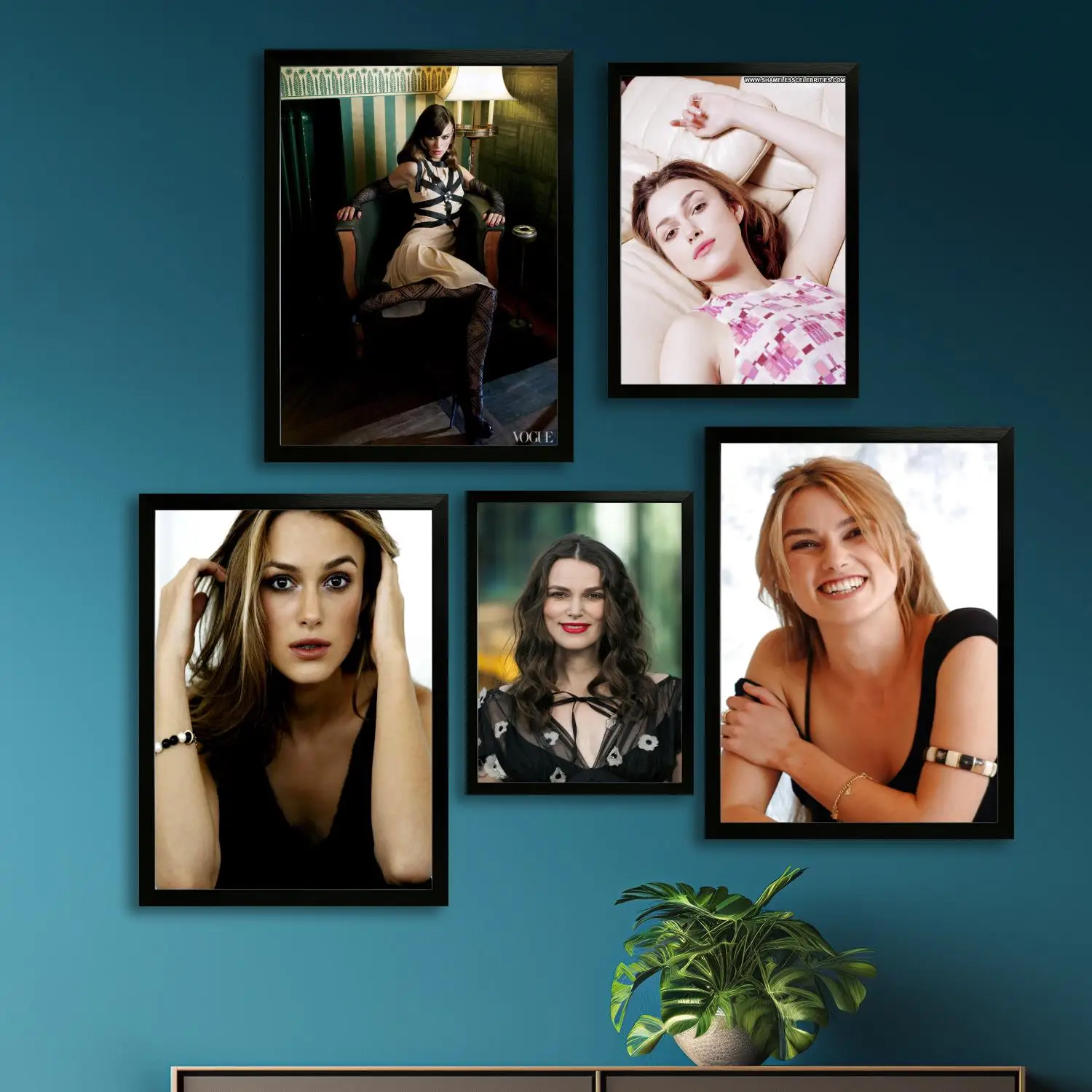 ملصق فني من قماش كيرا نايتلي وفن جداري، طباعة صور، ديكور غرفة نوم عائلية حديثة، ملصقات، لوحة زخرفية