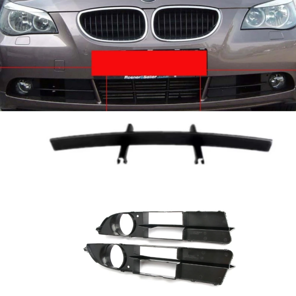 

Front bumper grille 51117049243 51117049244 51117033702 For BMW 5 Series E60 E61 2004-2007
