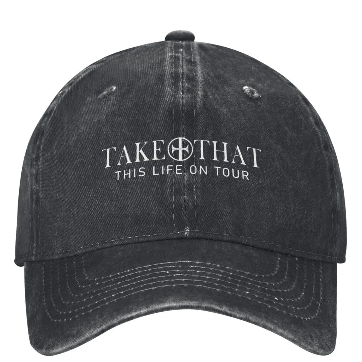 

Unisex Take That This Life On Tour 2024 Baseball Cap Vintage Distressed Washed Casquette Dad Cap Adjustable