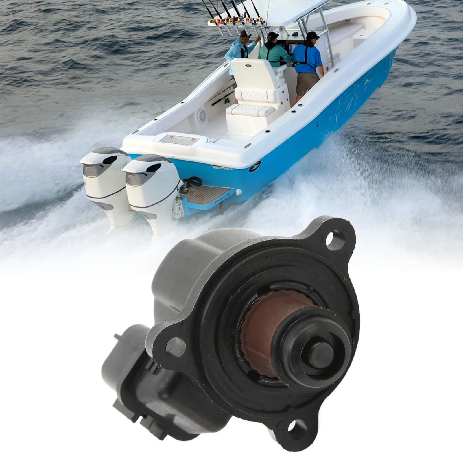 Katup Kontrol Udara Idle 18137 93J01 Tahan Getaran untuk Suzuki untuk Tempel 4-TAK DF150 175 200 250