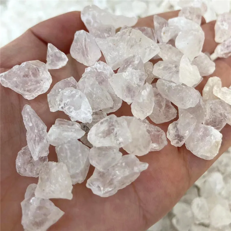 100g Natural White Crystal Raw Stone For Home Decoration Natural Healing Reiki Decoration