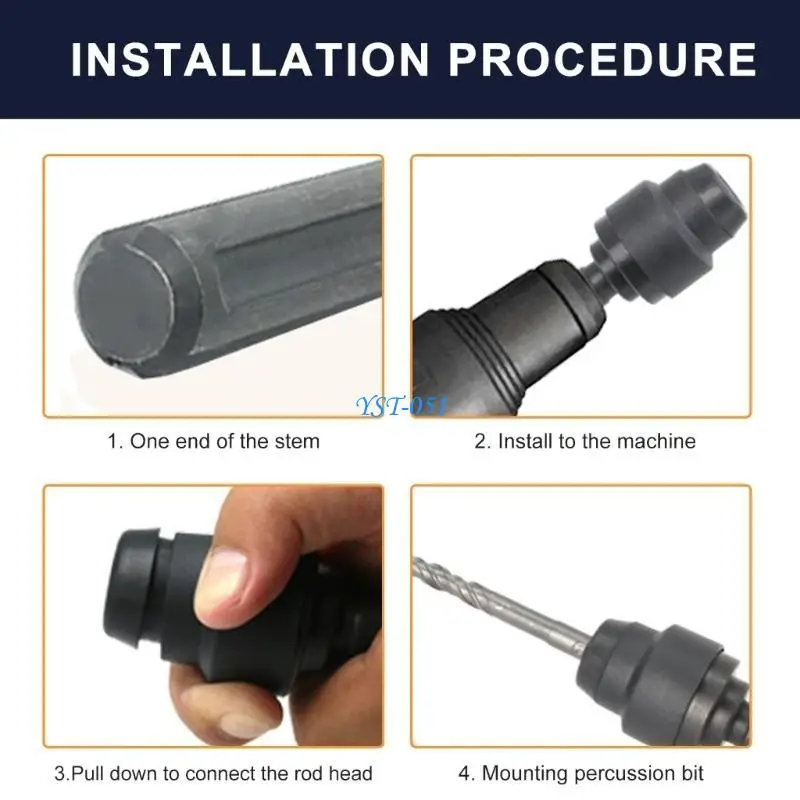 

E15A Impact Drill Socket Adapter Drill Converters for Rotary Hammer Conversion