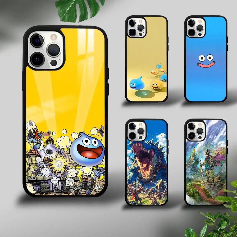D-Dragon QuestS Slime Game Phone Case For IPhone 16 15 14 13 12 11 Pro Xs Max Mini Plus Celulares Hard Funda