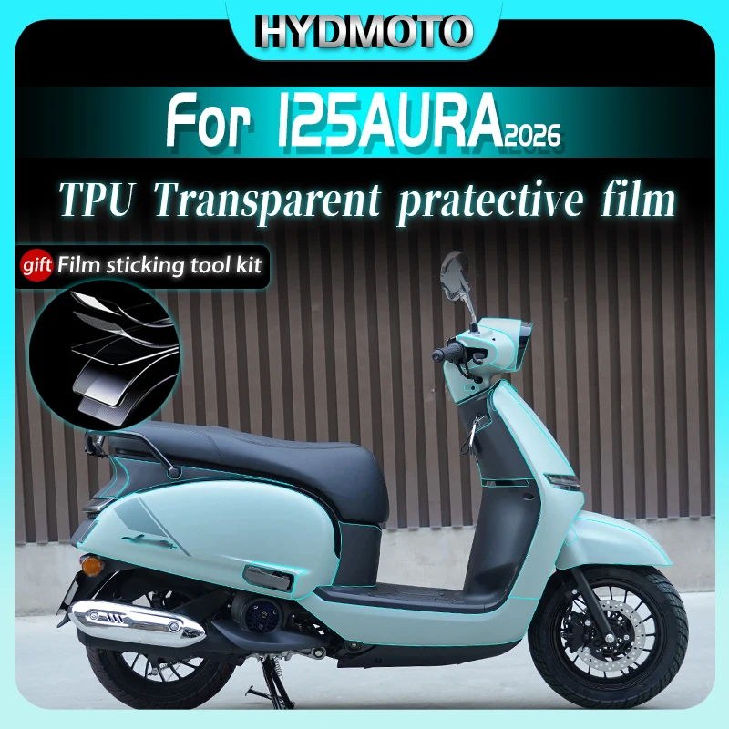 For CFMOTO 125AURA 2026 Complete Set Of Transparent Invisible Car Cover Film Body Protection Stickers Modified Accessories