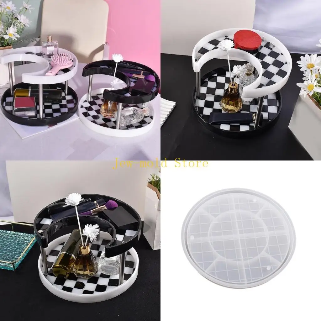 

C71B Двойной слой для хранения лотка для макияжа для макияжа для макияжа