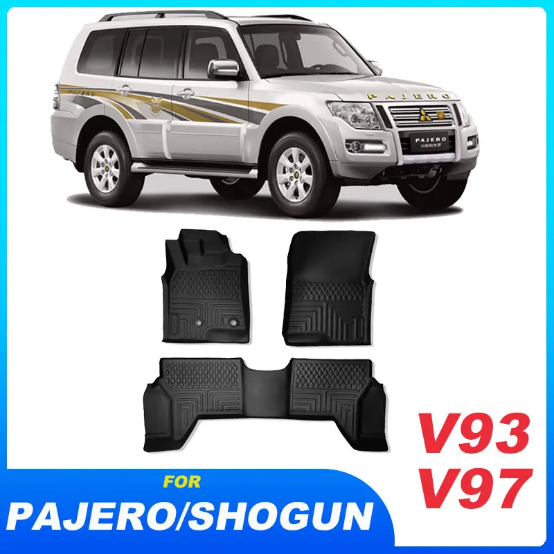 FOR Mitsubishi Pajero V97V93 Foot Mat Pajero V73V77 Special Environmental TPE Large Surrounding Waterproof Foot Mat