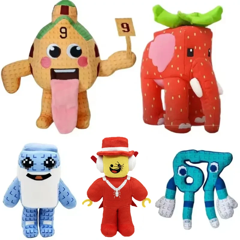

2025 New Arrival Steal A Brainrot Esok Sekolah Plush No.9 House Cute Cartoon Stuffed Doll Game Peripheral For Gamer Fans