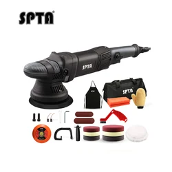 SPTA 5 pollici 780W lucidatrice a doppia azione orbita 15mm lucidatrice automatica DA lucidatrice per Auto casa lucidatrice fai DA te con Set di tamponi per lucidatura a cera