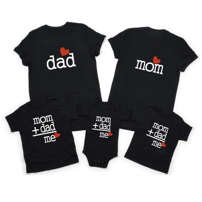 Funny Father Mom and Son Family Matching Clothes Family Look Summer Tshirts Papa Mama Little Boy Kids Shirt Baby Bodysuits Tops