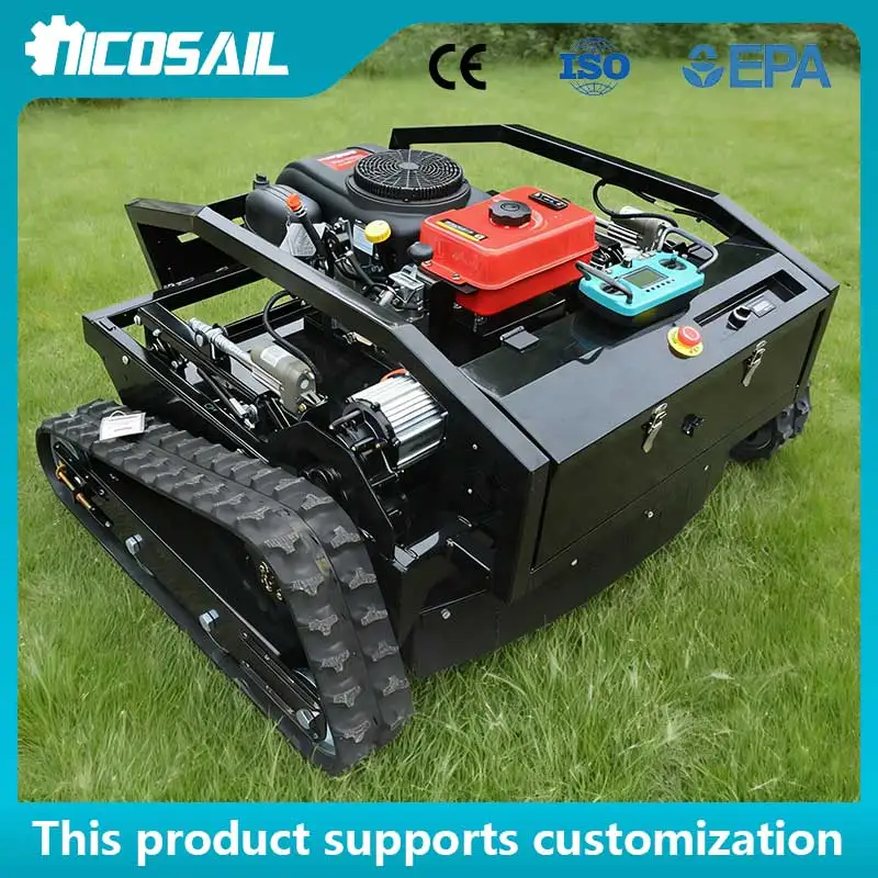 

Compact Light Duty Remote Control Lawn Mower Easy Operation Low Noise For Residential Garden Use