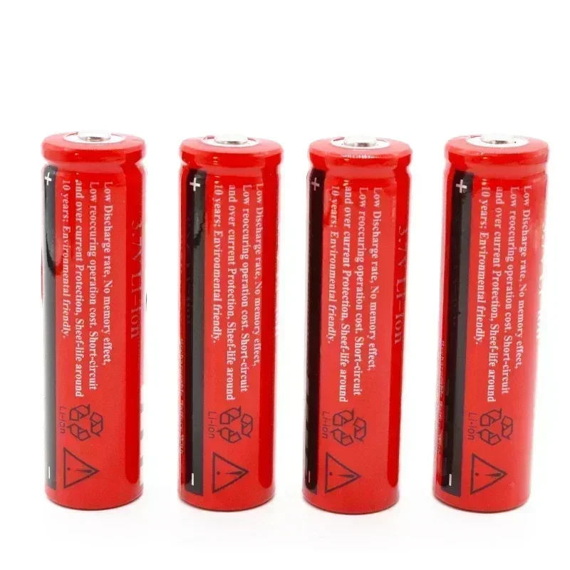 1-20 PCS 18650 bateria 3.7 V 4200 mAh bateria de íon recarregável para lanterna LED tocha batery bateria litio