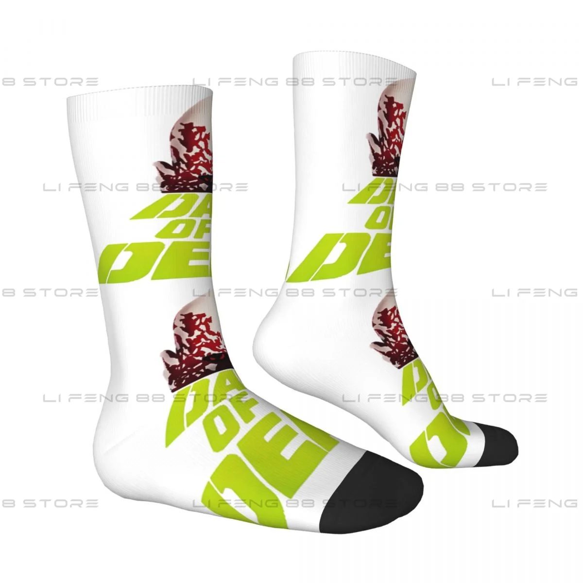 The Head Of Zombie Men Women Socks Cycling Novelty Spring Summer Autumn Winter Stockings Gift