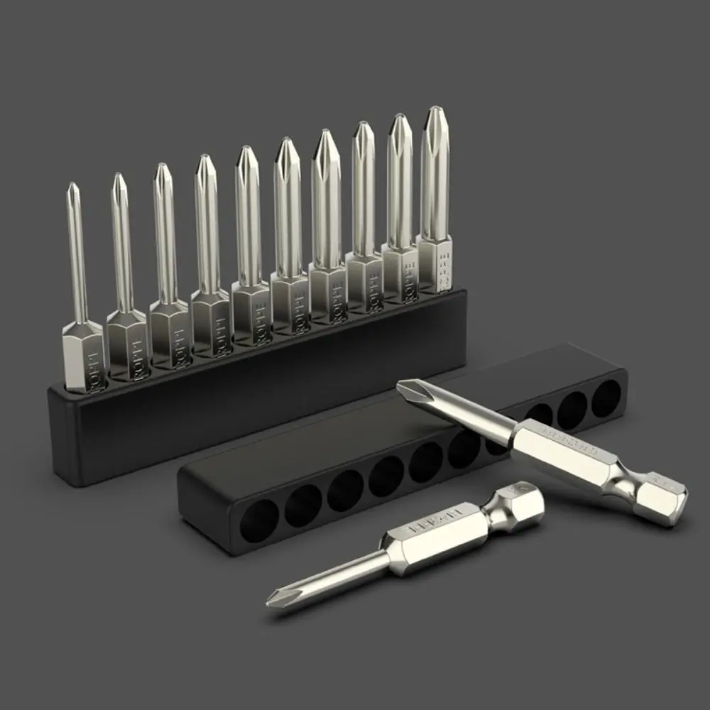 New 6/10/8/12 Holes Screwdriver Bit Holder Hex Shank Plastic Screwdriver Head Storage Black Drill Bit Stand