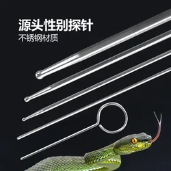 6 Pieces Snake Probe Kit Round Ball Tip Professional Reptiles Snake Sexing Kit Probes Set Snake Gender Detector