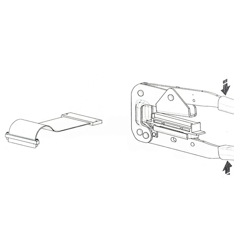 YTH-214 Gray Cable FC Crimping Pliers for Computer Cable and Simple Horn Plugs-A26I