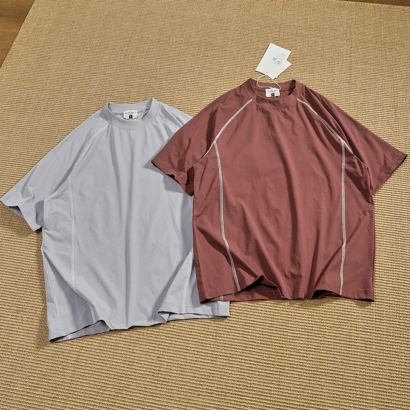 Quick Dry Fabric Color Block Short Sleeve T-Shirt Loose Casual round Neck Half Sleeve Top for Men Vintage Sports Style