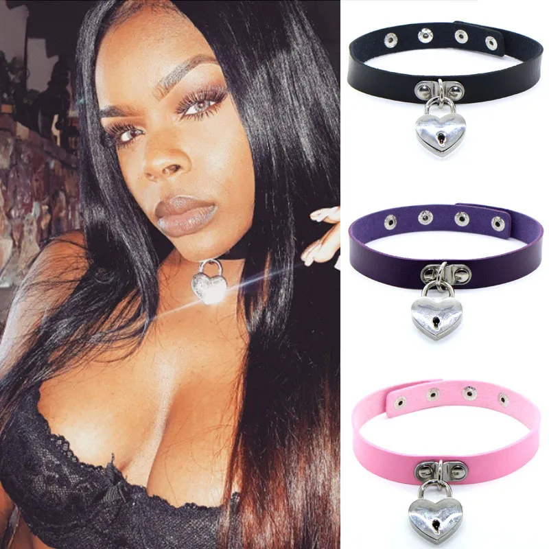 Колье из искусственной кожи, ожерелье в стиле панк, кожа, маскарад, косплей