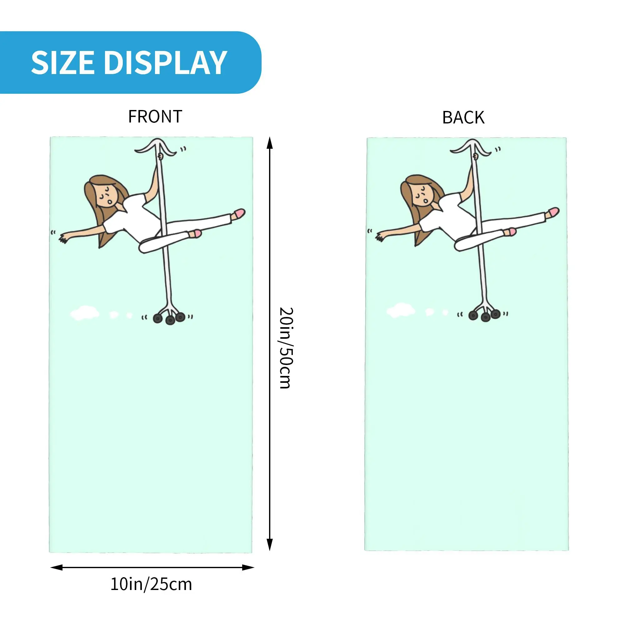 Enfermera En Apuros معاطف للأطباء والممرضات باندانا الرقبة الجراب مطبوعة التفاف قناع وشاح متعدد الوظائف الدراجات وشاح الجري للرجال والنساء
