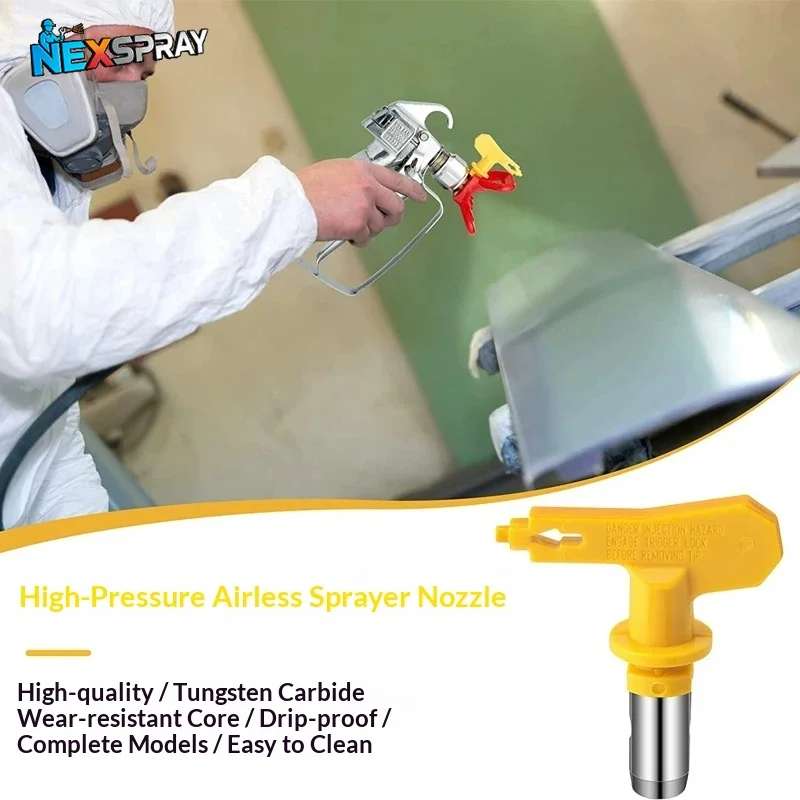 1PC Paint Latex Paint Imported Universal Duck Beak Sprayer Nozzle High Pressure Airless Spraying Machine Gun Nozzle Accessories