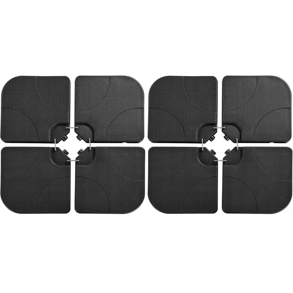 

4Piece Fillable Patio Umbrella Base Stand HeavyDuty Cantilever Offset Patio Umbrella Stand Square Shaped Water Or Sand Filled U