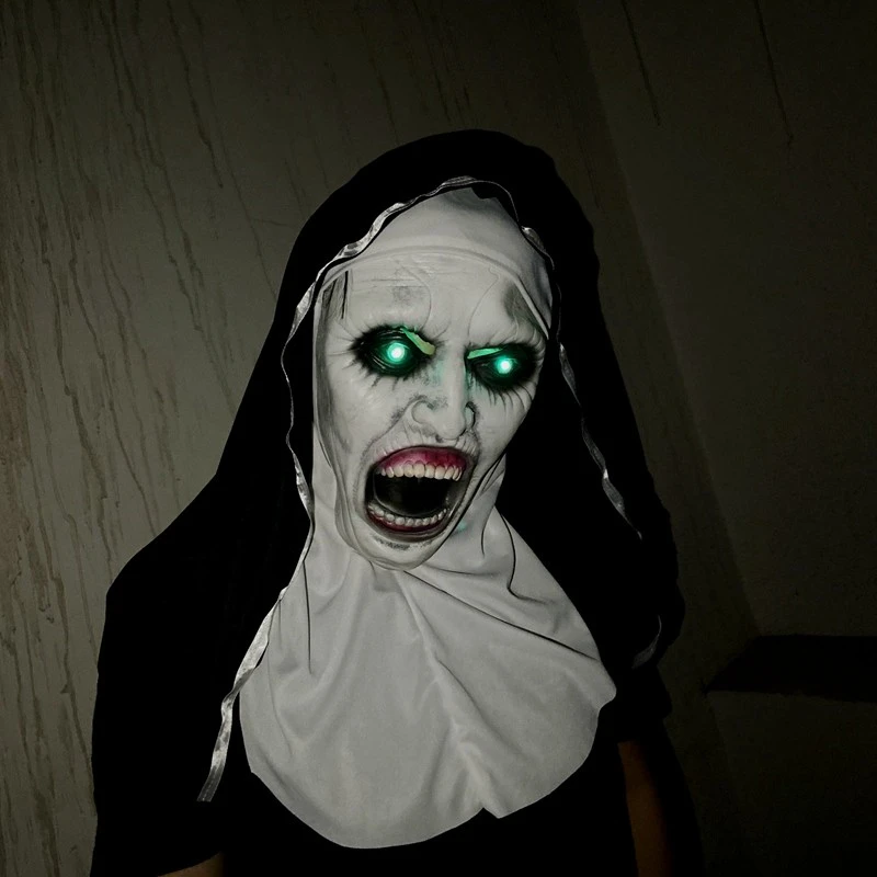 

Movies, TV shows, Ghost Sister costumes, masks, role-playing, adult horror nun uniforms, Halloween themed party props