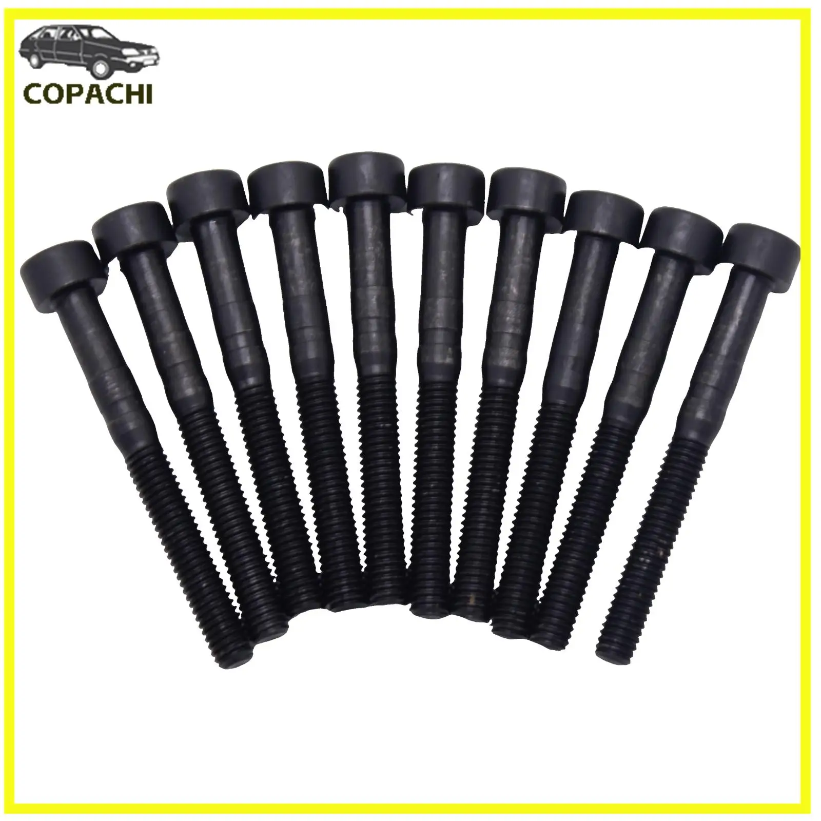 10 Uds pernos de tapa de árbol de levas para VW Audi Seat Skoda 1,9 TDi PD 8v ASZ ARL AUY AJM BXE BKC BJB 038103714 G 038103714   Piezas del automóvil del motor