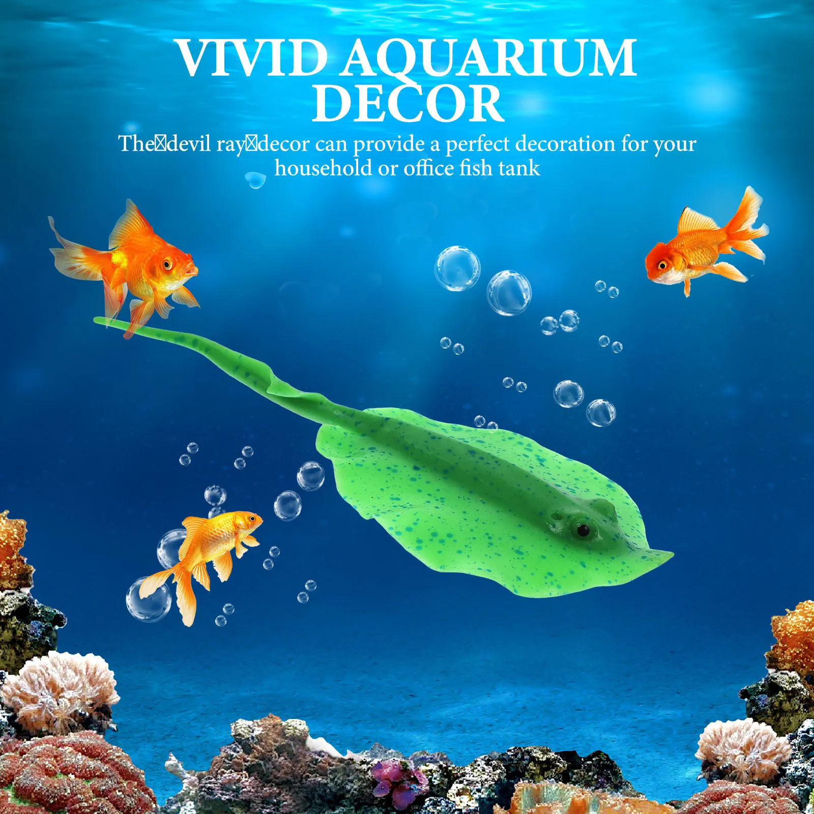 

Stylish Sculpture Vivid Aquarium Decor Perfect Festival Gift Fish Tank Decoration Lovely Desktop Accessory