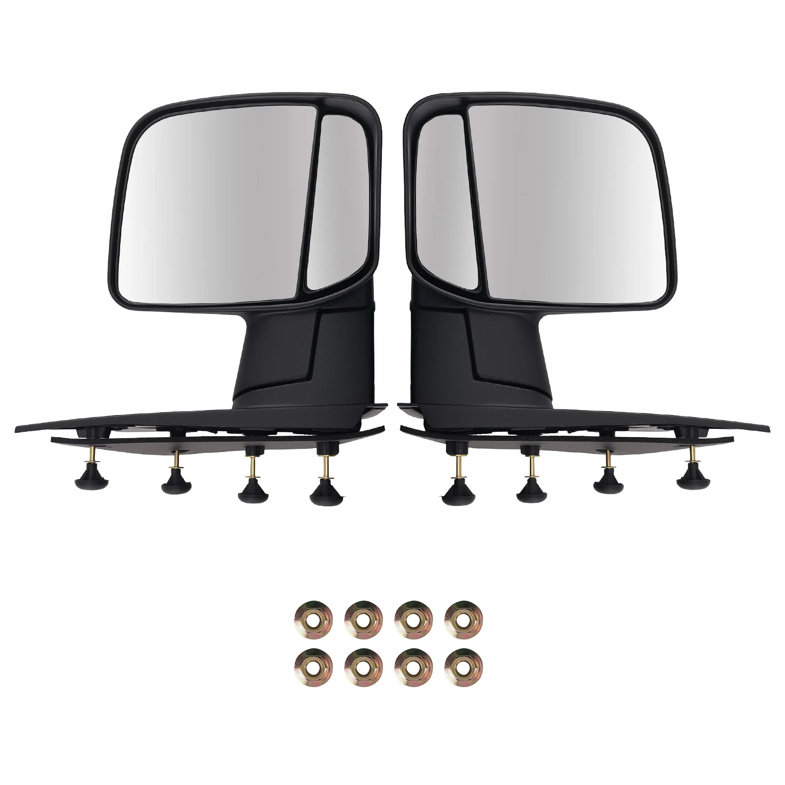 

Side Mirror for Ford E-150 E-250 E-350 03-13 GM1321397 Manual Fold Black L+R