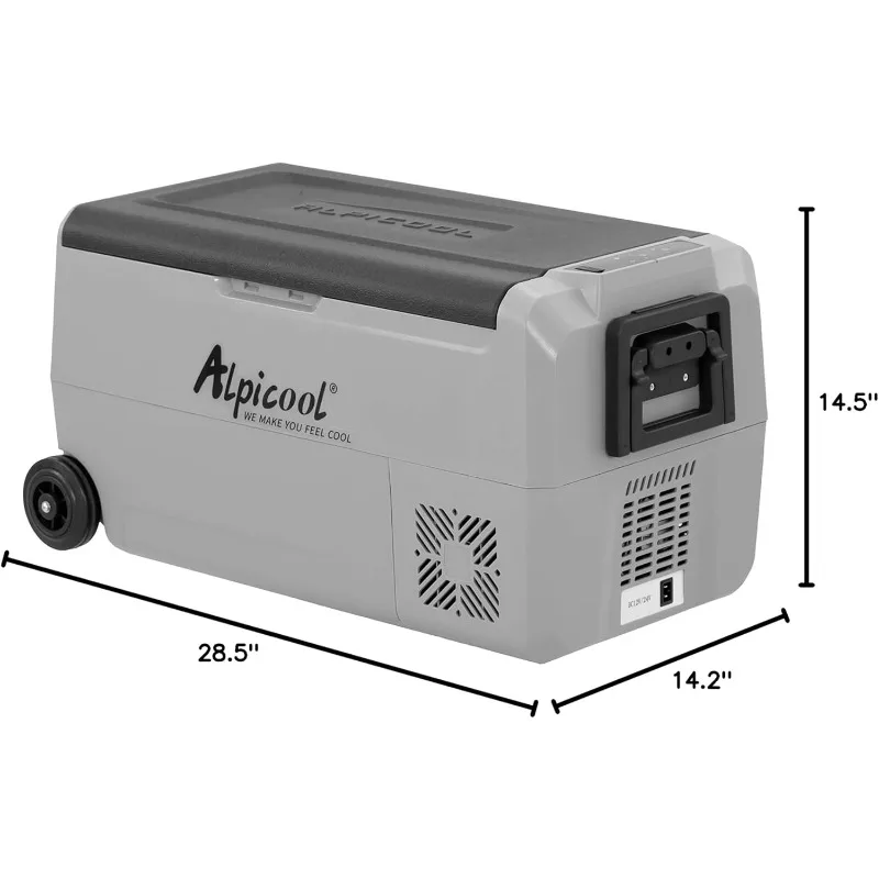 Alpicool T36 ثلاجة مزدوجة التحكم في درجة الحرارة 12 فولت 38 كوارت ثلاجة سيارة محمولة (-4 ° F~68 ° F) للشاحنة، RV، القارب #6
