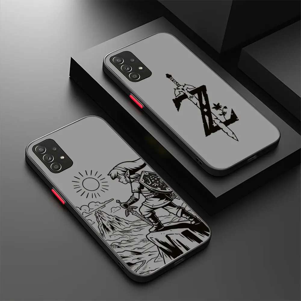 Art The Legends of Zeldas Phone Case For Samsung Galaxy A52 A52S A51 A53 A73 A72 A71 A14 A13 A42 A33 A32 A31 A23 A22 A21S Cover