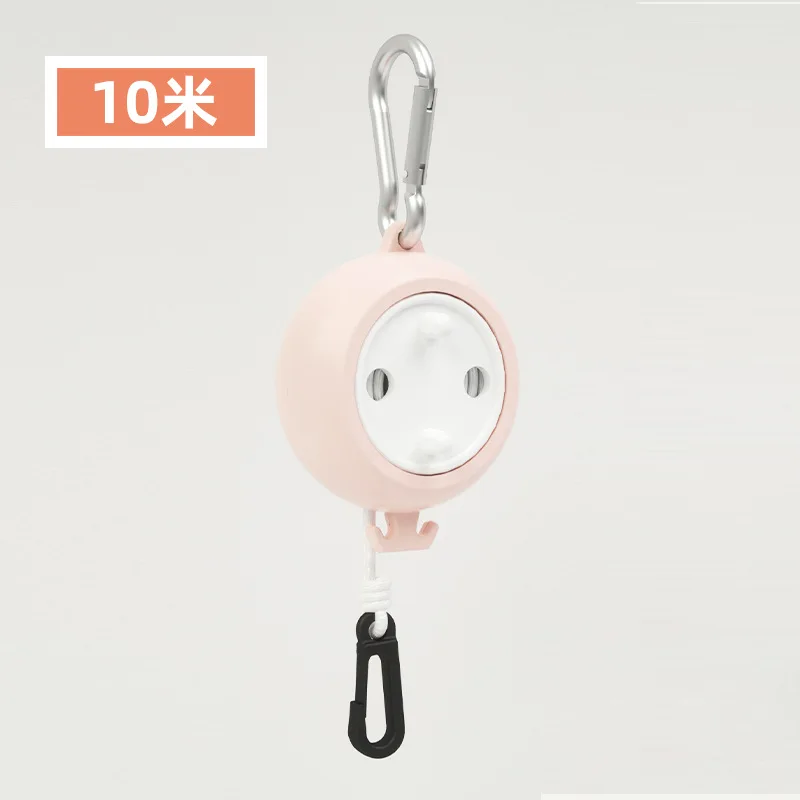 

Non-Perforated Clothesline Retractable Portable Travel Drying Rack Outdoor Camping Windproof Portable Hanging Rack Clothing