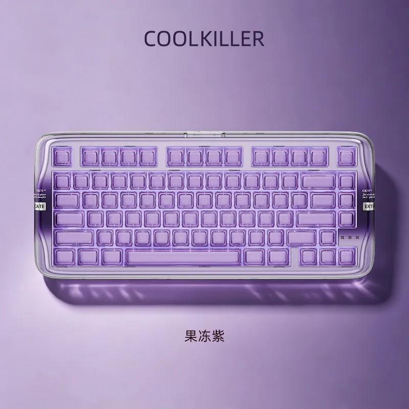 Cool Killer CK75SE Transparent Mechanical Keyboard Bluetooth Tri