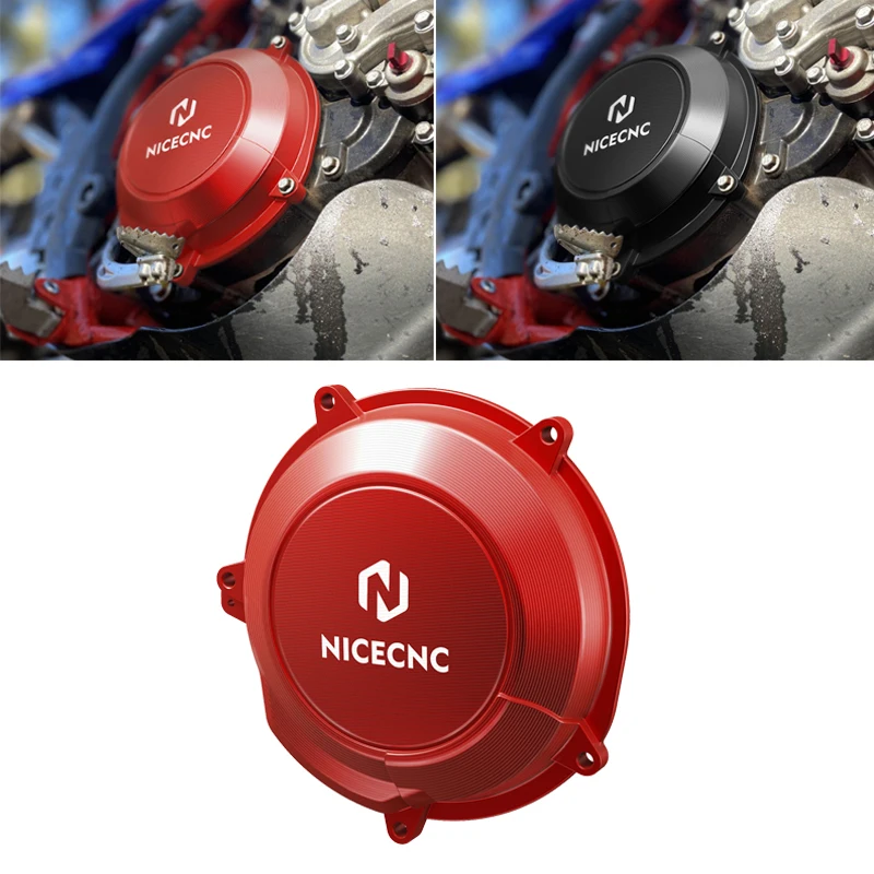 NICECNC Motocross Reinforced Clutch Cover For BETA RR 250 300 2018-2023 2022 2021 2020 2019 Clutch Guard Protection Aluminum