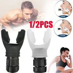 Breathing Trainer Breath Booster Strength Lung Fitness Exerciser Device Silicone