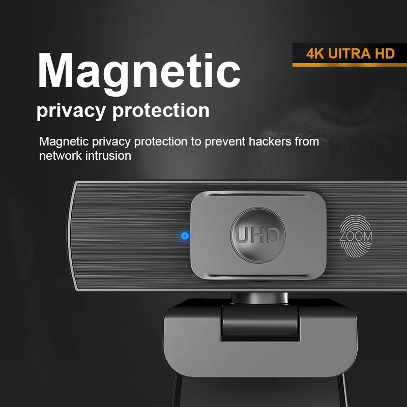 

4K UHD 60fps 8x Zoom With Microphone USB Webcam For Video Conference Online Teaching Boardcast Digital Camera Web Cam PC Laptop
