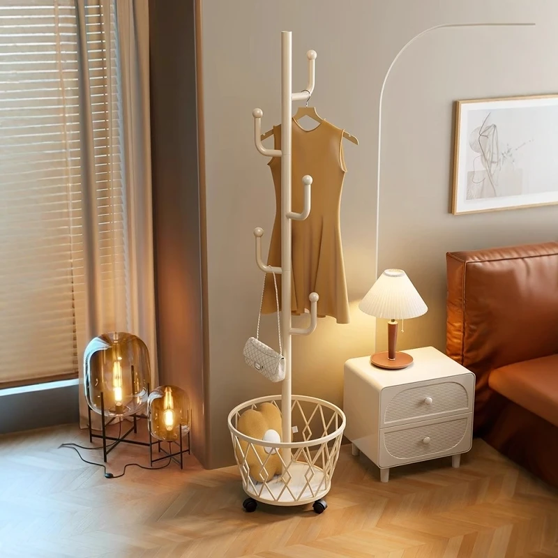 

Standing Elegant Coat Rack Clothes Rack On Wheels European Coat Rack Multifunctional Modern Perchero De Ropa Interior Furniture