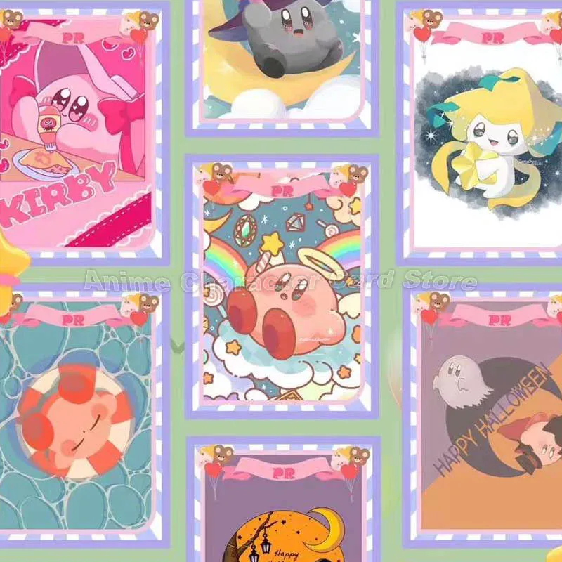 Kirby Star Card Super Cute Kawaii Cartoo Game periferiche Collection Kirbys Cards giocattoli classici miglior regalo di compleanno per bambini