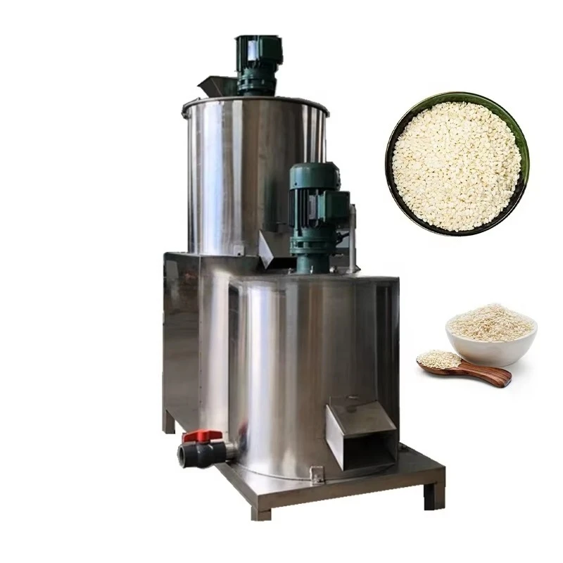 China Manufacturer Sesame Peeling Machine Customized India Market Sesame Seed Washing Hulling Equipment