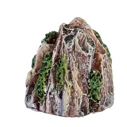 Aquarium Mountains Unbreakable Fish Tank Mountains Casting Reusable  Modern Decorative Mini Artificial Aquarium Rockeries