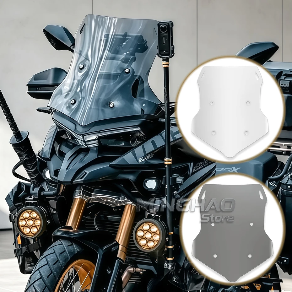 Fit For VOGE DS625X DS525X DSX 625 525 DSX Windshield Modification Heightened And Widened Motorcycle Windscreen Deflector