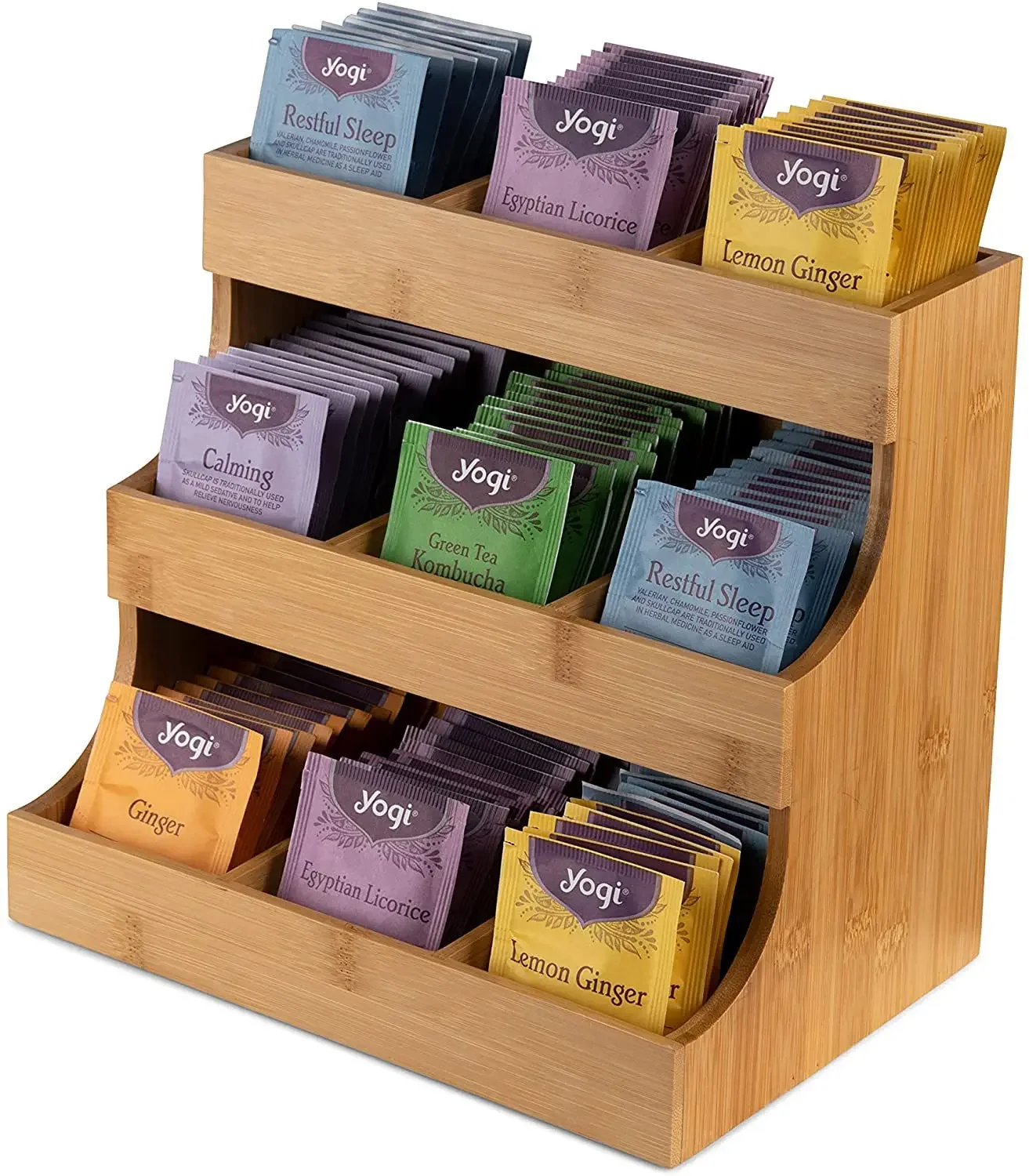 

Sugar Packets Organizer Tea Bag Organizer Bag Holder Teabag Display Box Wooden Box Sugar Coffee Bags Storage Rack