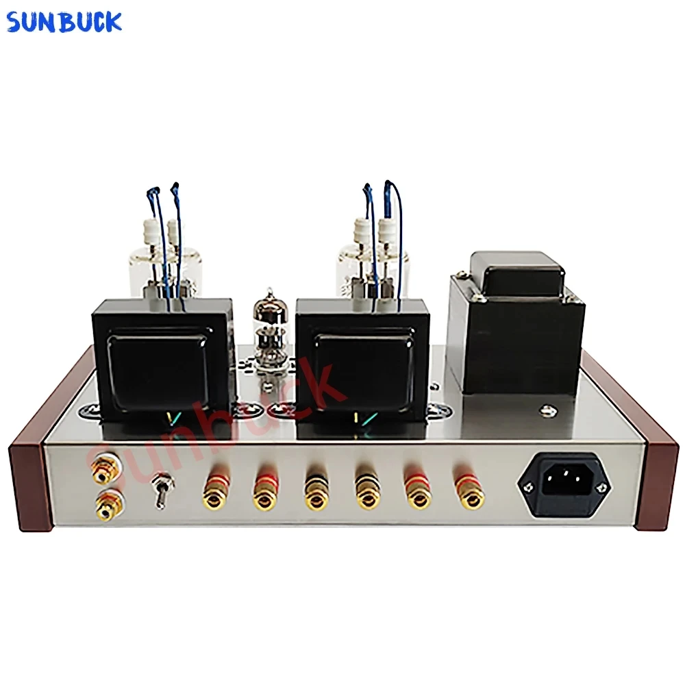 Imagem -02 - Vacuum Tube Headphone Amplificador Amplificador Amp Saída Adequado para Hd600 Hd650 Hd700 Hd800 Series Headphones 4w 2.0 6n2 Fu19