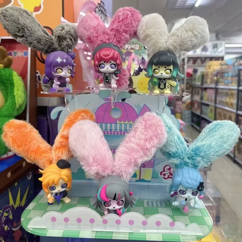 

Awake Toys Cup Rabbit Full Series слепая коробка - креативная модная коллекционная фигурка ПВХ + декоративная кукла-девочка из 100% полиэстера