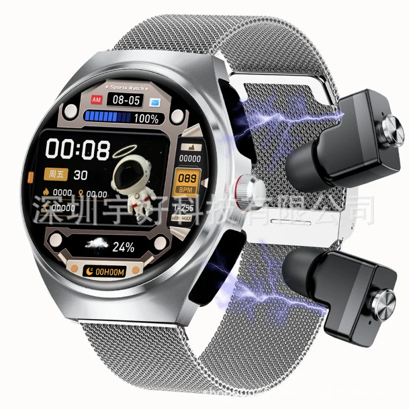 Foreign Trade New Men2Combination1HdTWSBluetooth Headset Dual-Call WaterproofGT95Business Watch