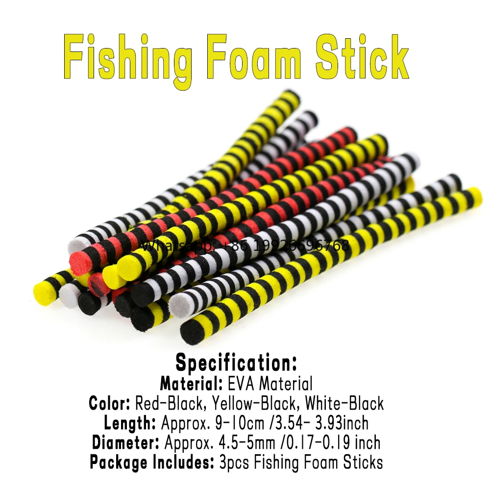 

Fishing Foam Stick Lightweight Cylinder Float DIY Zig Rig Chod Hair Rig Carp Fishing Bait Tackle Fly Tying Material factory