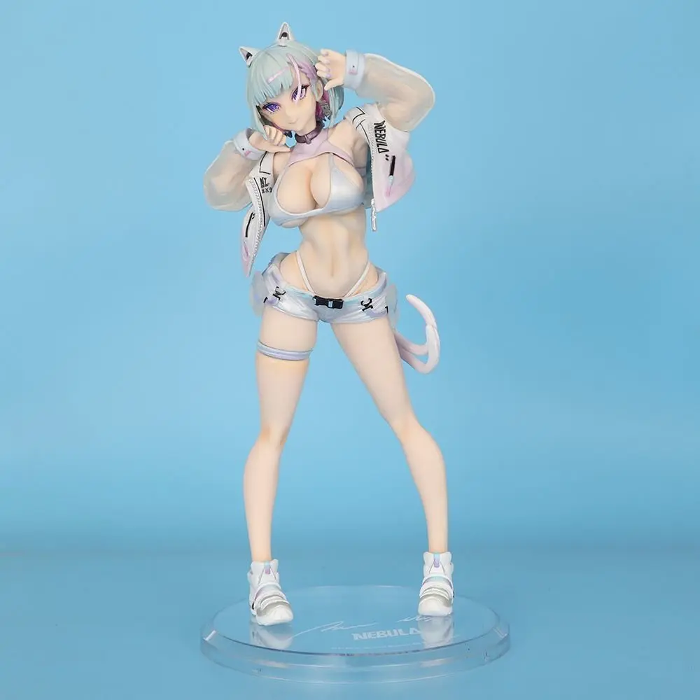 

Premium Anime Cyberpunk Style Future Cat Ear Girl Statue PVC Desktop Decoration Collectible Figurine Gift For Anime Otaku Fans